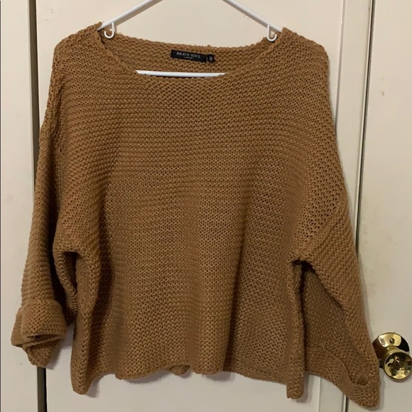 Shein Mustard Boatneck Sweater size XS - Picture 1 of 2
